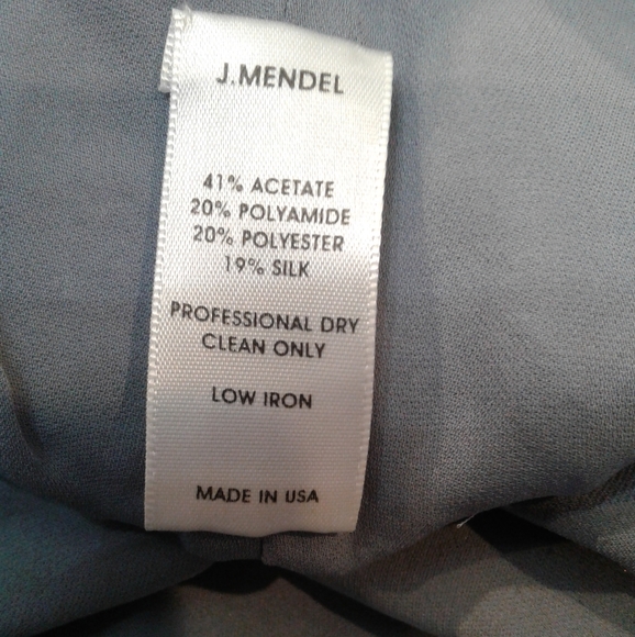 J Mendel metallic print pants - Picture 7 of 7